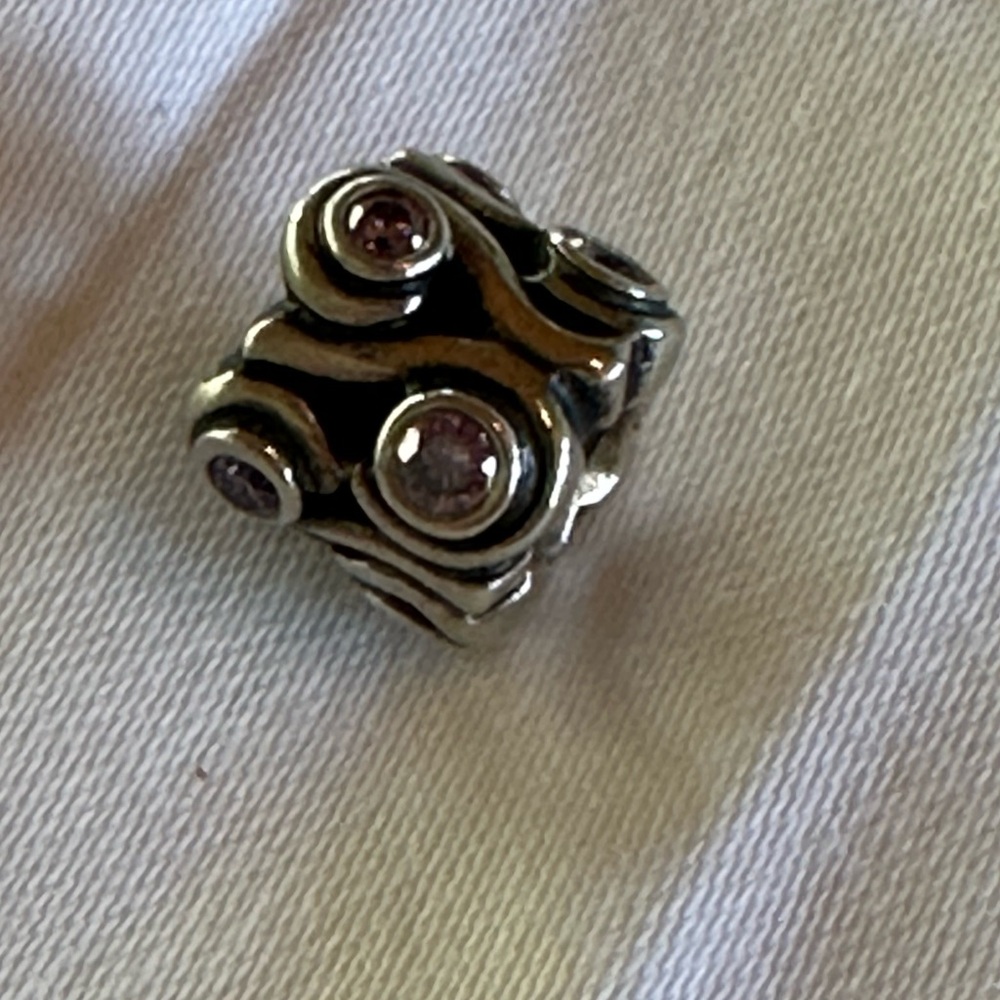 Pandora original wave amethyst Bead Charm - Picture 8 of 9
